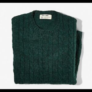 Line of Trade Shetland Wool Knit Sweater